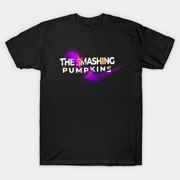 The Smashing Pumpkins - Sliced Text T-Shirt by KIJANGKIJANGAN